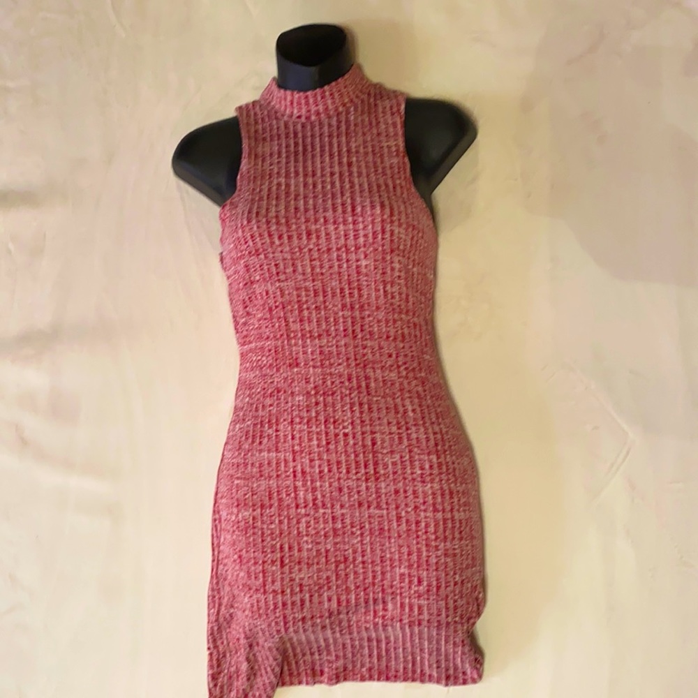 High neck dress